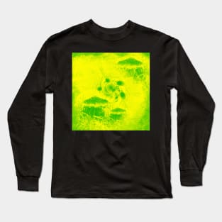 Radioactive mushroom landscape Long Sleeve T-Shirt